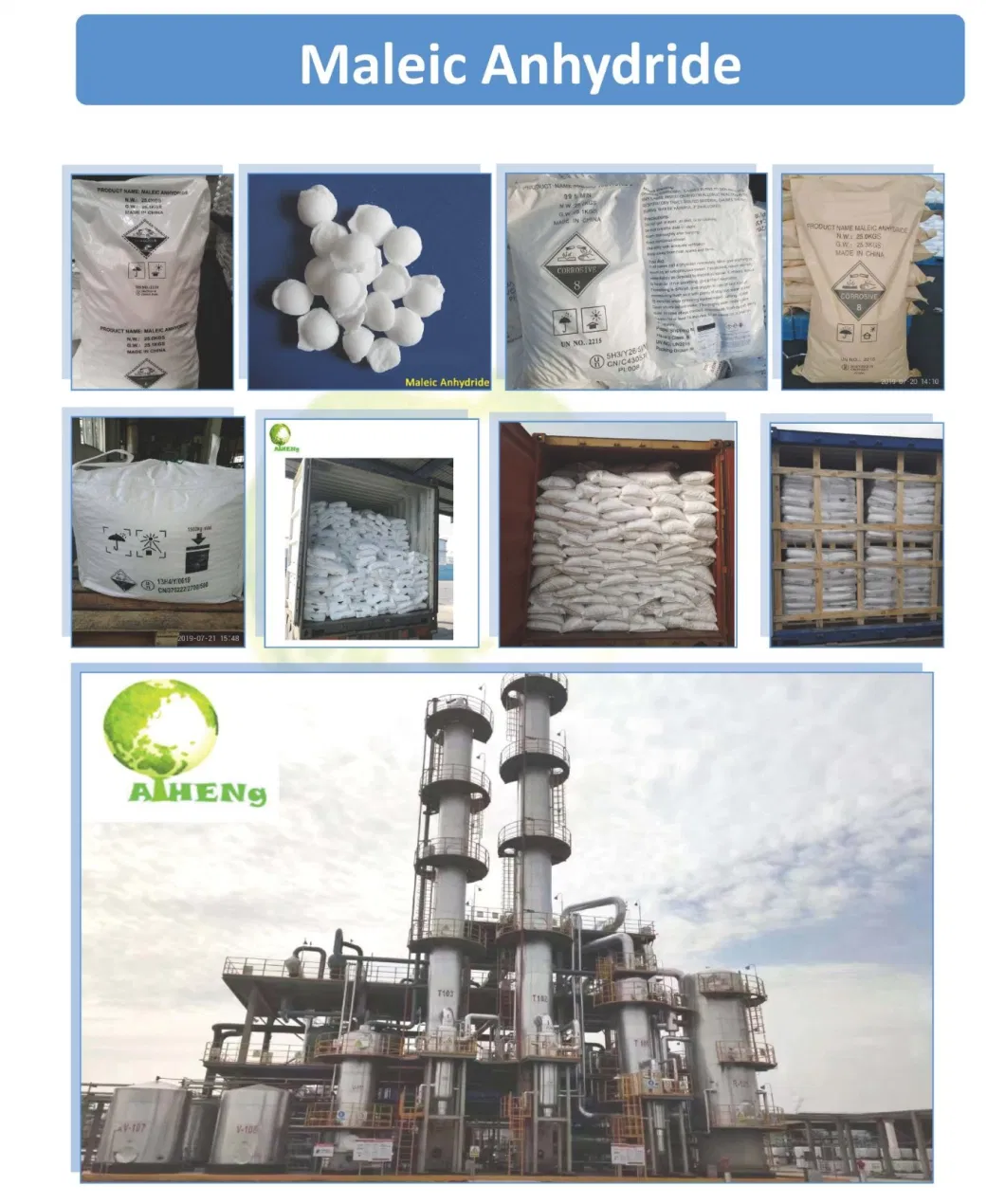 High Quality Lowprice White Solid Maleic Anhydride Price